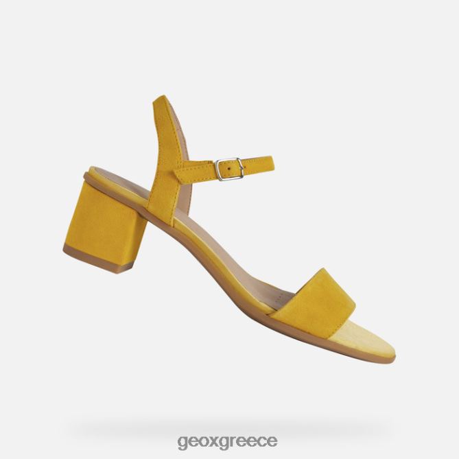 4DBLR01 σκουρο κιτρινο Geox aurely 50 γυναίκα