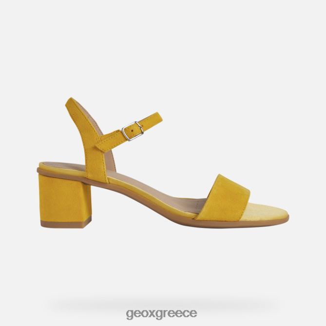 4DBLR01 σκουρο κιτρινο Geox aurely 50 γυναίκα