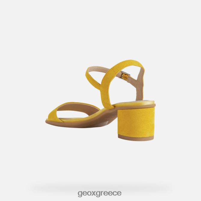 4DBLR01 σκουρο κιτρινο Geox aurely 50 γυναίκα