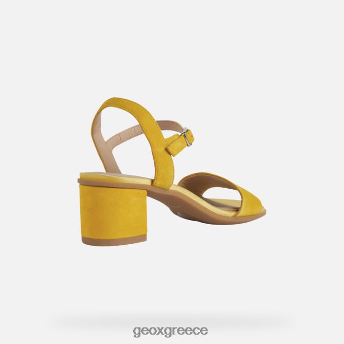 4DBLR01 σκουρο κιτρινο Geox aurely 50 γυναίκα