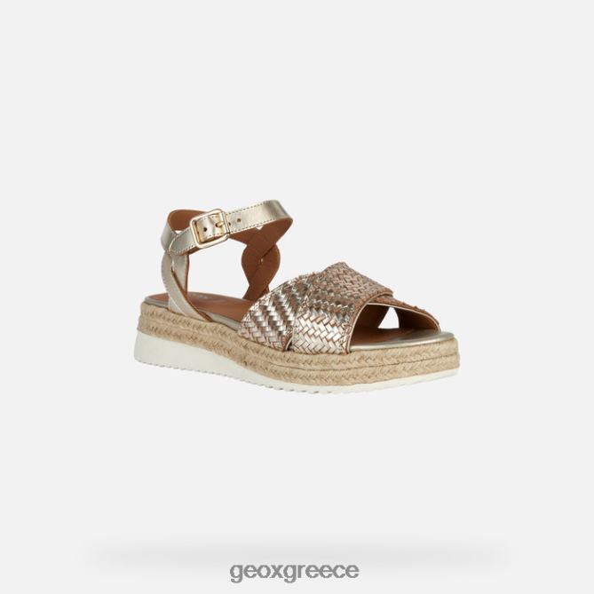 4DBLR0204 ανοιχτό χρυσό Geox eolie γυναίκα