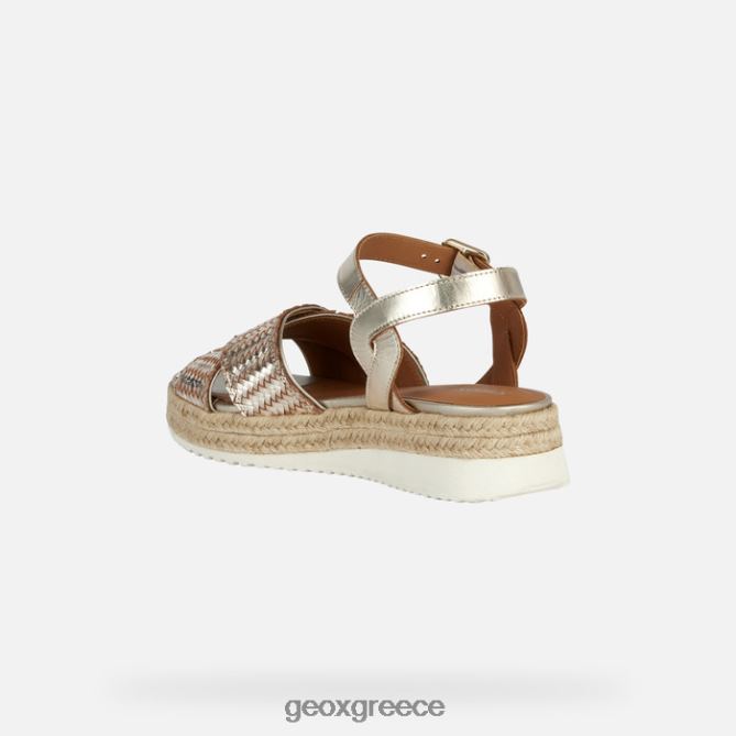 4DBLR0204 ανοιχτό χρυσό Geox eolie γυναίκα