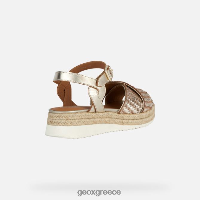 4DBLR0204 ανοιχτό χρυσό Geox eolie γυναίκα