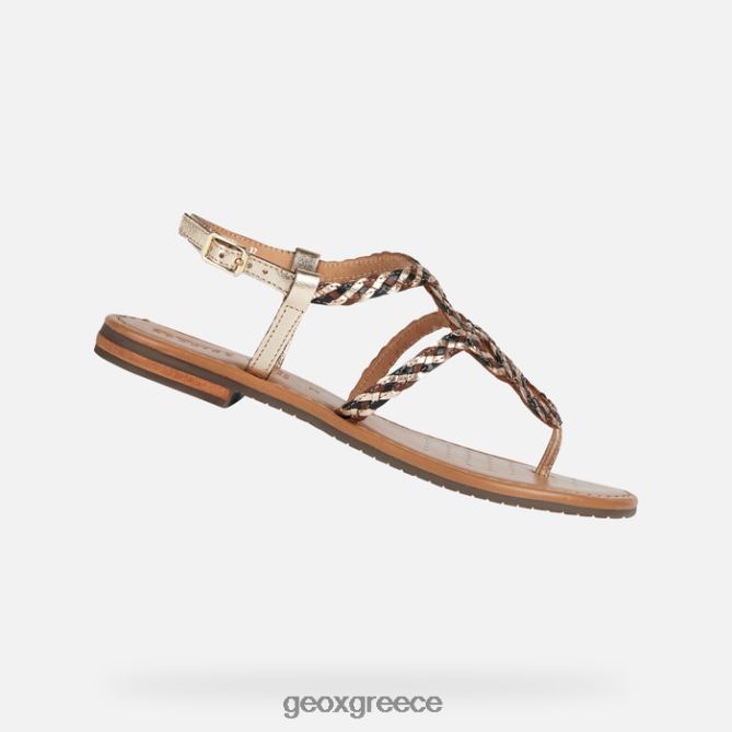 4DBLR0205 ανοιχτό χρυσό/μαύρο Geox γυναίκα της Σόζυ