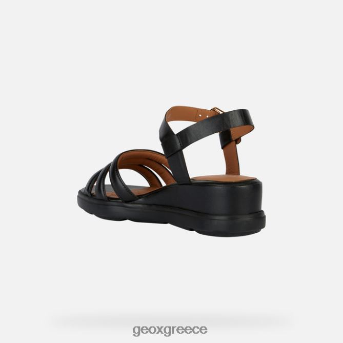 4DBLR0226 μαύρος Geox γυναίκα της Πίζας