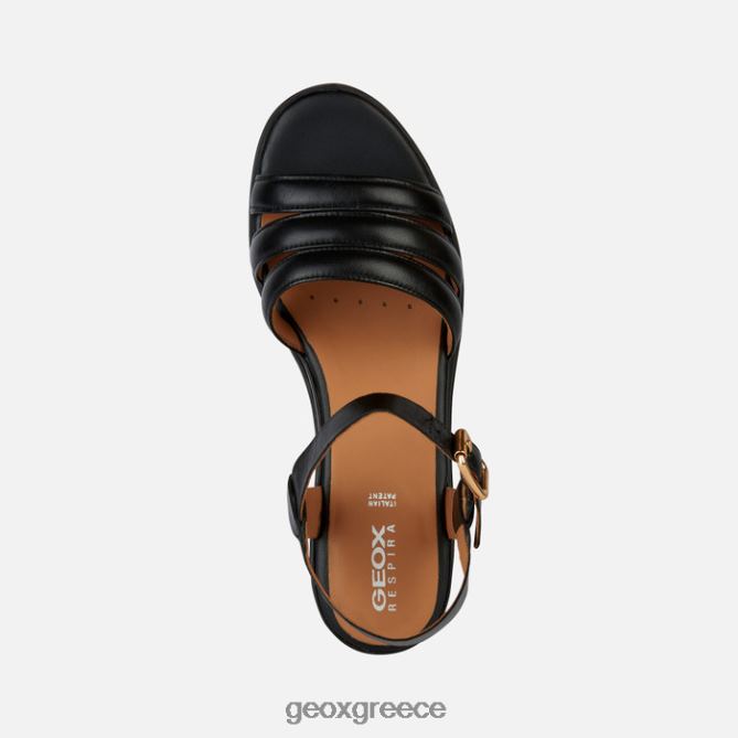 4DBLR0226 μαύρος Geox γυναίκα της Πίζας