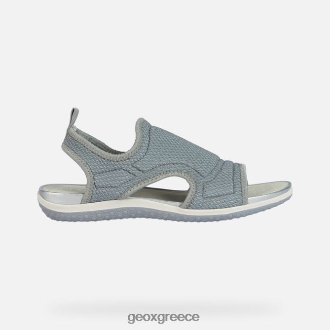 4DBLR0235 ανοιχτό γκρι Geox σανδάλι Vega γυναίκα