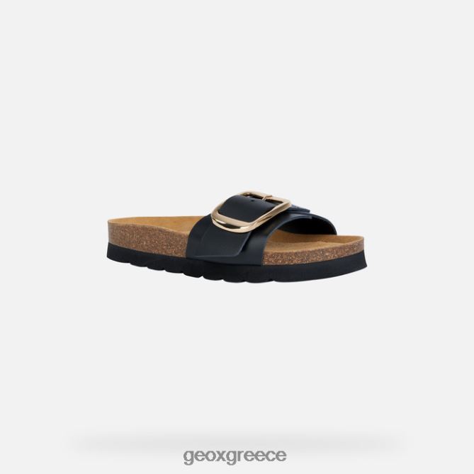 4DBLR0277 μαύρος Geox brionia υψηλή γυναίκα