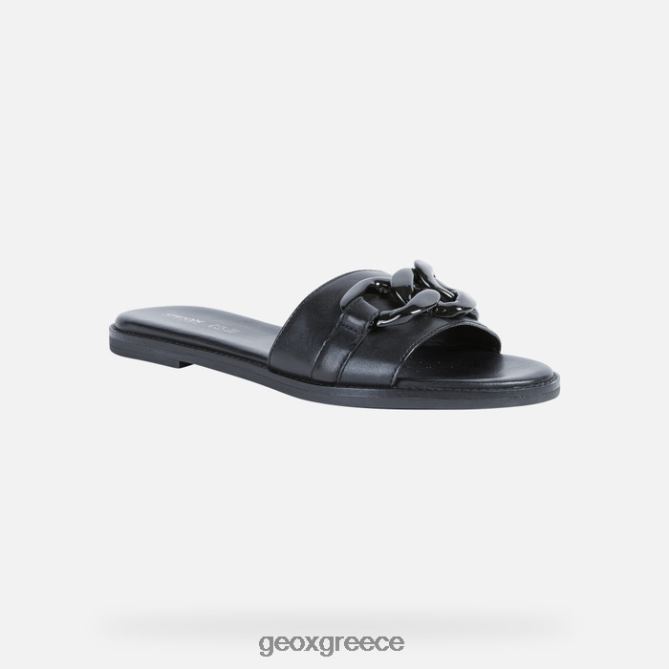 4DBLR0368 μαύρος Geox καρφωτή γυναίκα