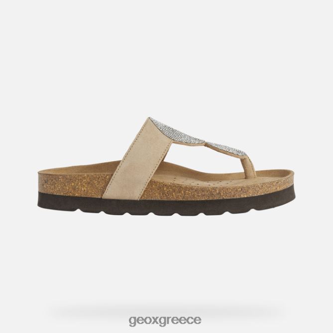 4DBLR0379 ελαφρύ γκρι Geox brionia υψηλή γυναίκα