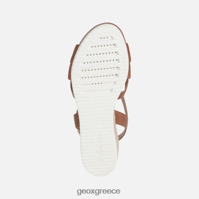 4DBLR0453 καφέ Geox ischia corda γυναίκα