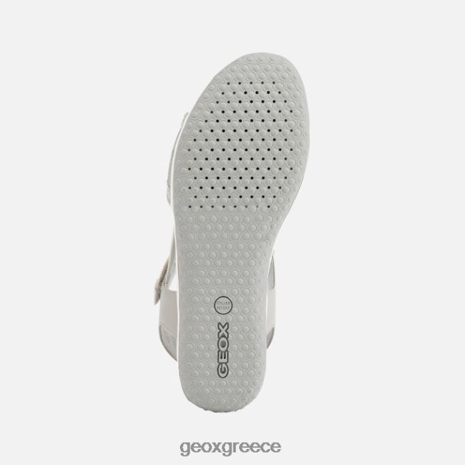 4DBLR0457 ανοιχτό γκρι/ανοιχτό avio Geox σανδάλι Vega γυναίκα