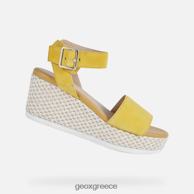 4DBLR0460 σκουρο κιτρινο Geox λιπαρή γυναίκα