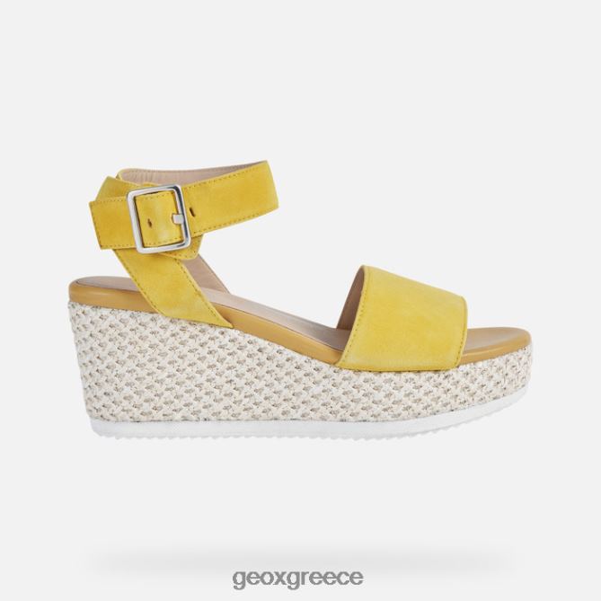 4DBLR0460 σκουρο κιτρινο Geox λιπαρή γυναίκα