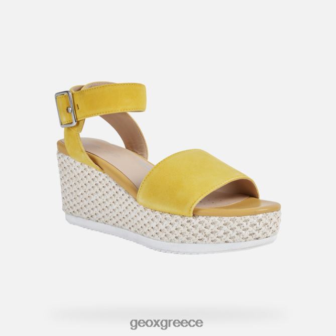 4DBLR0460 σκουρο κιτρινο Geox λιπαρή γυναίκα
