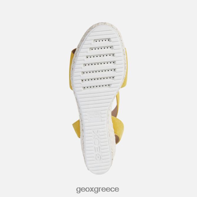 4DBLR0460 σκουρο κιτρινο Geox λιπαρή γυναίκα