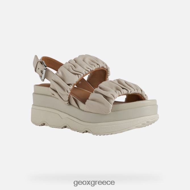 4DBLR0469 κρέμα Geox γυναίκα γαρδένια