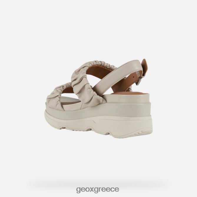 4DBLR0469 κρέμα Geox γυναίκα γαρδένια