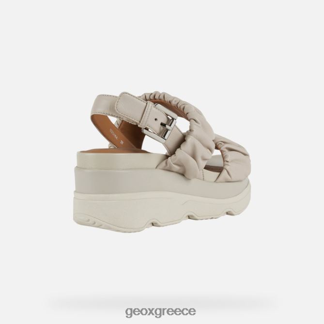 4DBLR0469 κρέμα Geox γυναίκα γαρδένια