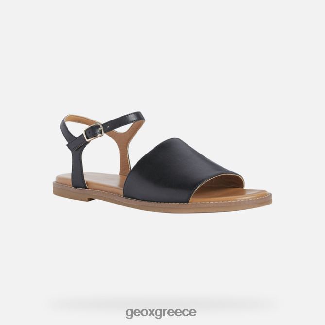 4DBLR0482 μαύρος Geox καρφωτή γυναίκα