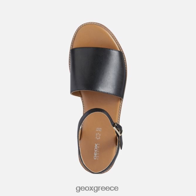 4DBLR0482 μαύρος Geox καρφωτή γυναίκα