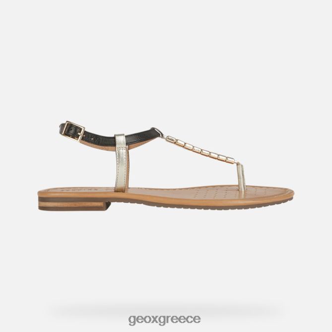 4DBLR0519 μαύρο/ανοιχτό χρυσό Geox γυναίκα της Σόζυ