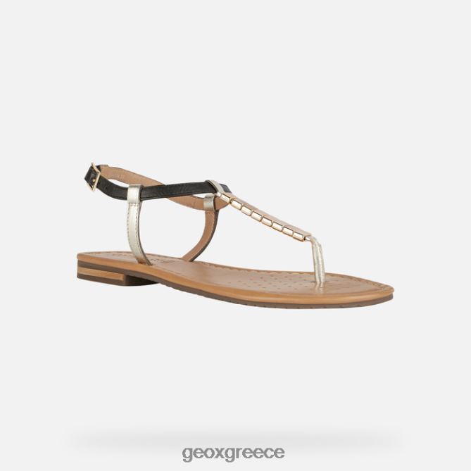 4DBLR0519 μαύρο/ανοιχτό χρυσό Geox γυναίκα της Σόζυ