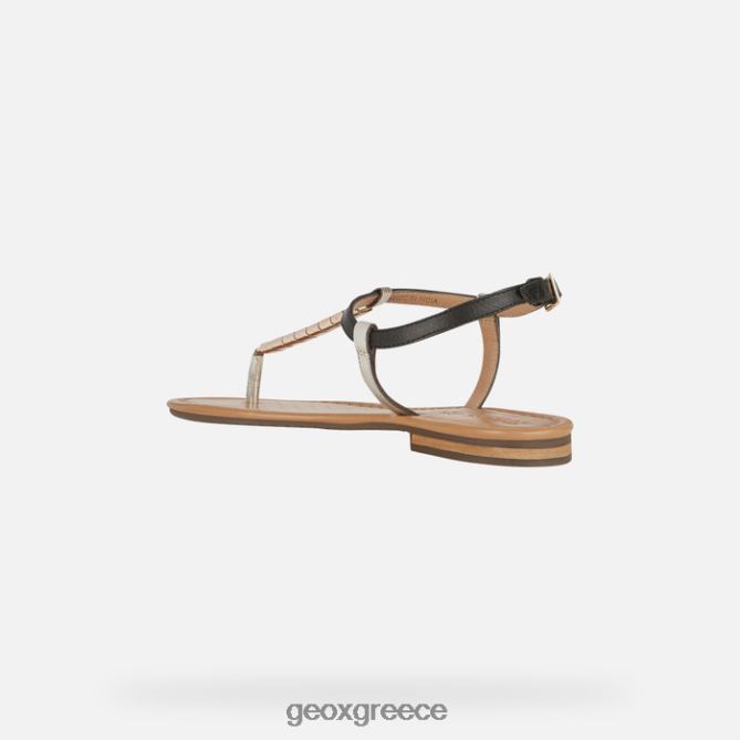 4DBLR0519 μαύρο/ανοιχτό χρυσό Geox γυναίκα της Σόζυ