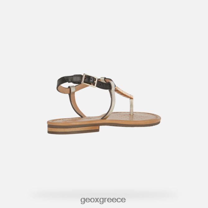 4DBLR0519 μαύρο/ανοιχτό χρυσό Geox γυναίκα της Σόζυ