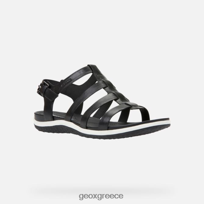 4DBLR051 μαύρος Geox σανδάλι Vega γυναίκα