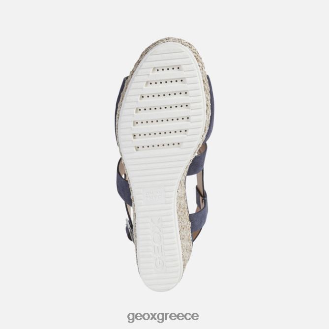 4DBLR0533 σκούρο τζιν Geox λιπαρή γυναίκα