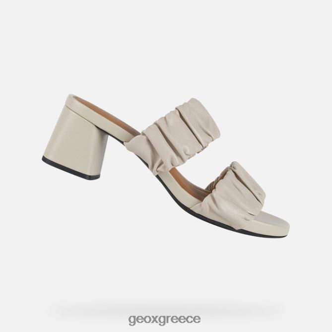 4DBLR0546 κρέμα Geox genziana μέση γυναίκα