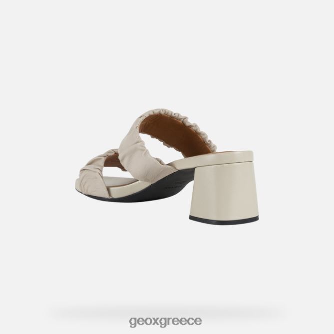 4DBLR0546 κρέμα Geox genziana μέση γυναίκα