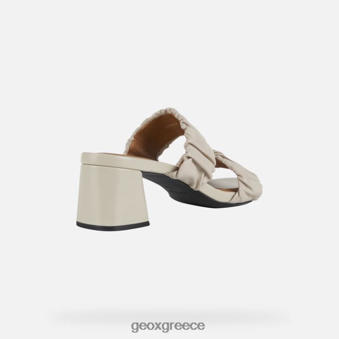 4DBLR0546 κρέμα Geox genziana μέση γυναίκα