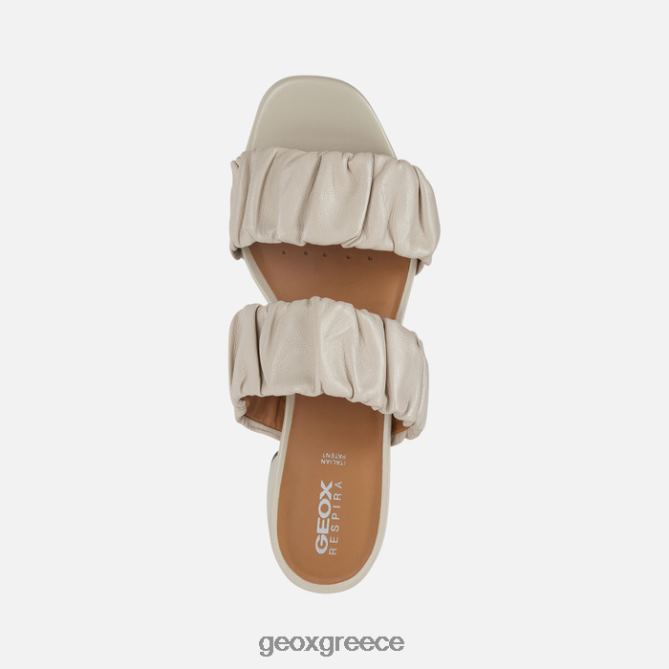 4DBLR0546 κρέμα Geox genziana μέση γυναίκα