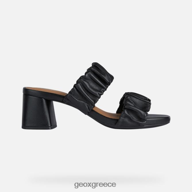 4DBLR0547 μαύρος Geox genziana μέση γυναίκα