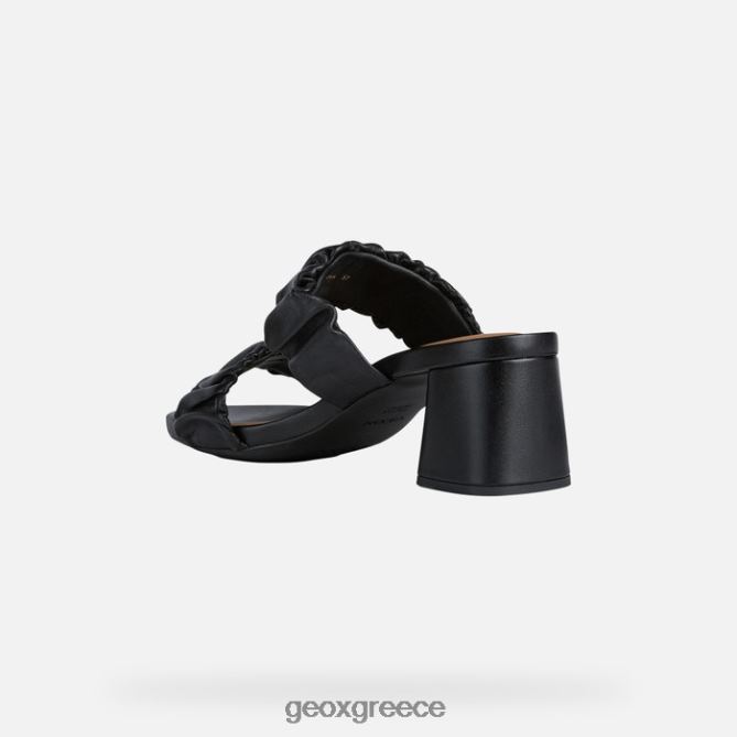 4DBLR0547 μαύρος Geox genziana μέση γυναίκα