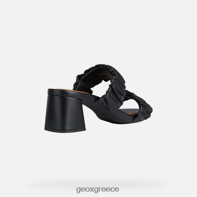 4DBLR0547 μαύρος Geox genziana μέση γυναίκα