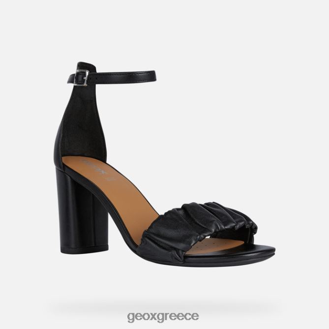 4DBLR0552 μαύρος Geox ηρακλεια ψηλη γυναικα