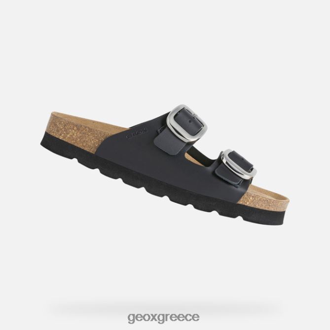 4DBLR0558 μαύρος Geox brionia υψηλή γυναίκα