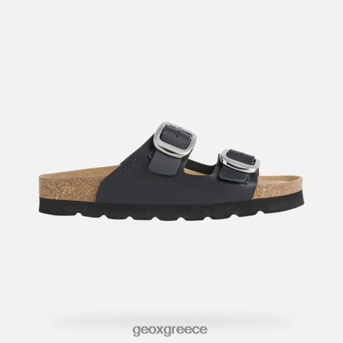 4DBLR0558 μαύρος Geox brionia υψηλή γυναίκα