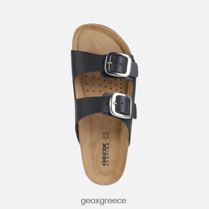 4DBLR0558 μαύρος Geox brionia υψηλή γυναίκα