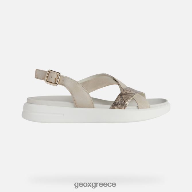 4DBLR0560 ανοιχτό γκρι/δέρμα Geox Xand 2s γυναίκα
