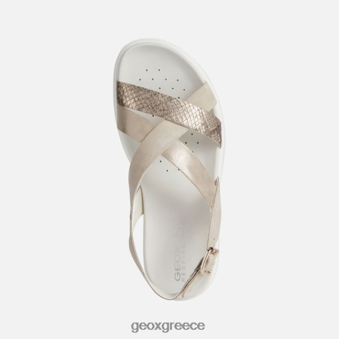 4DBLR0560 ανοιχτό γκρι/δέρμα Geox Xand 2s γυναίκα