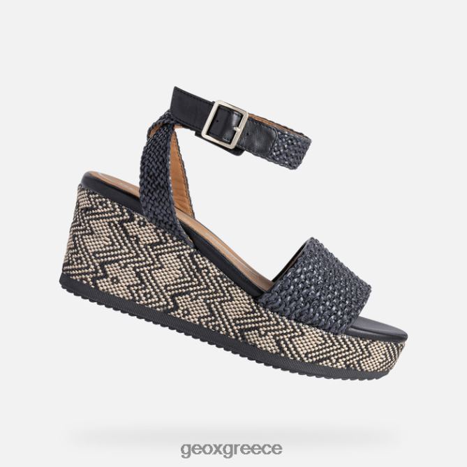 4DBLR0570 μαύρος Geox λιπαρή γυναίκα