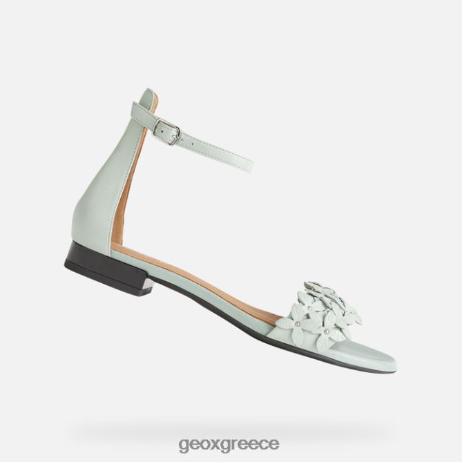 4DBLR0571 μέντα Geox wistrey σανδαλό γυναίκα