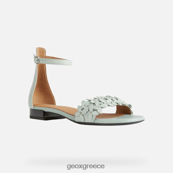 4DBLR0571 μέντα Geox wistrey σανδαλό γυναίκα