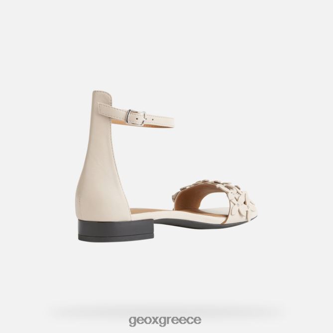 4DBLR0572 κρέμα Geox wistrey σανδαλό γυναίκα
