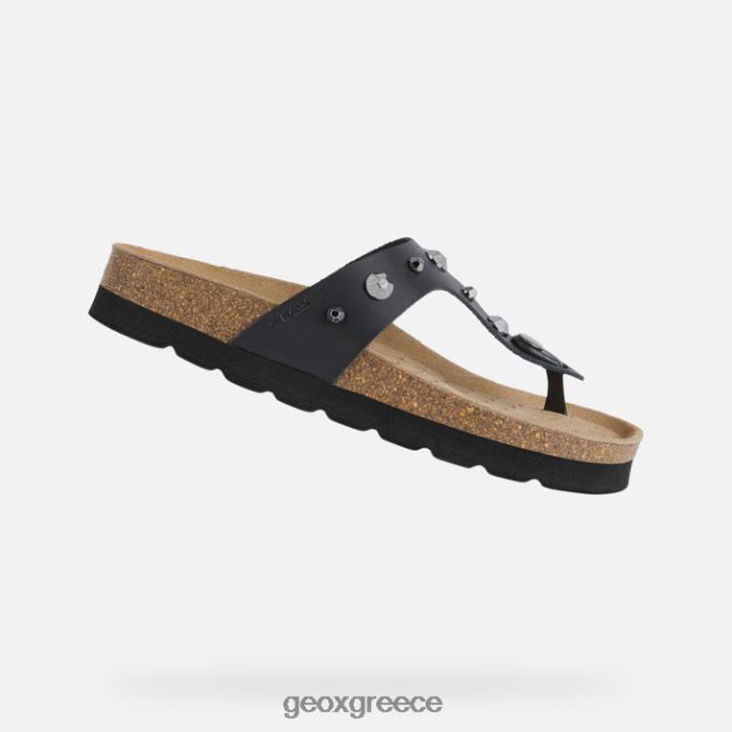 4DBLR0602 μαύρος Geox brionia υψηλή γυναίκα