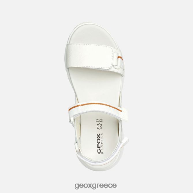 4DBLR076 άσπρο Geox Σοράπις λαβή γυναίκα